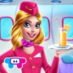 sky girls - flight attendants android application logo